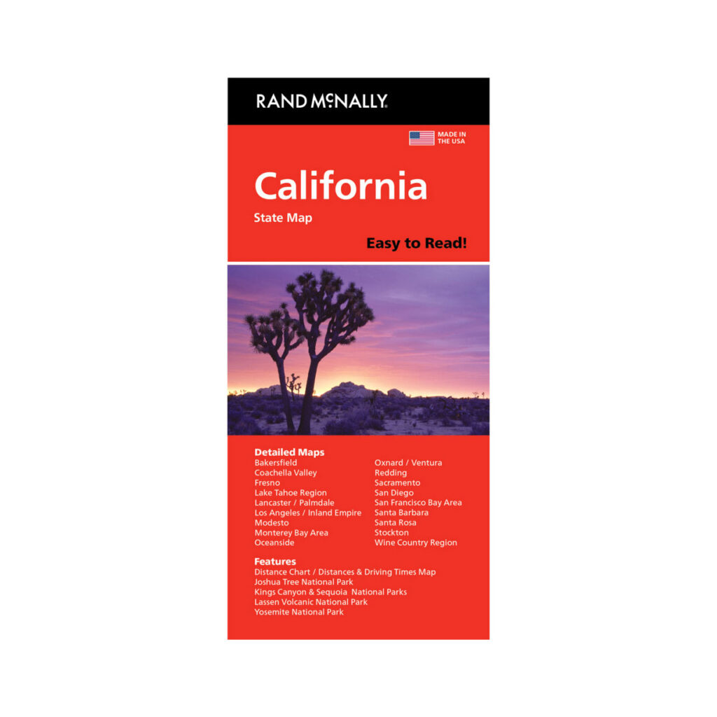 Rand McNally California Map