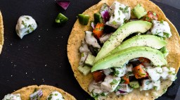 Rockfish Ceviche Tostadas