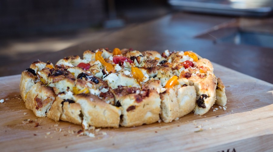 Rosemary, Prosciutto, and Prune Focaccia