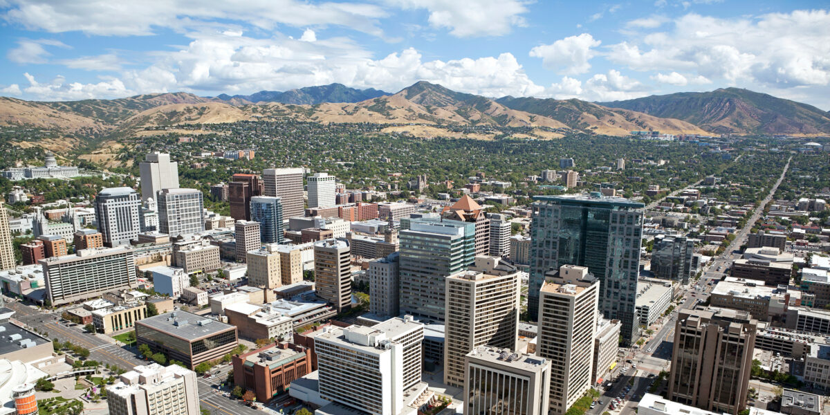 Salt Lake City Aerial View