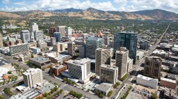 Salt Lake City Aerial View