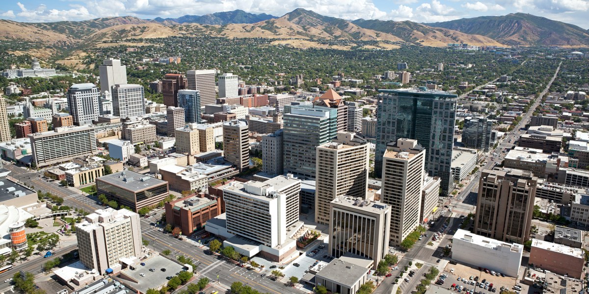 Salt Lake City Aerial View