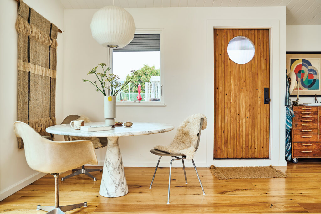 Sausalito Houseboat Dining Area