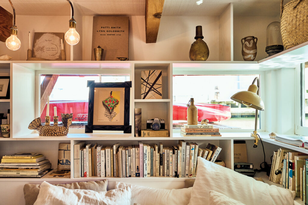 Sausalito Houseboat Shelving Detail