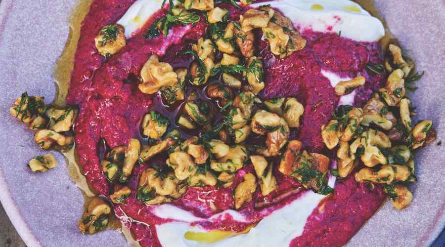 Beet Walnut Dip
