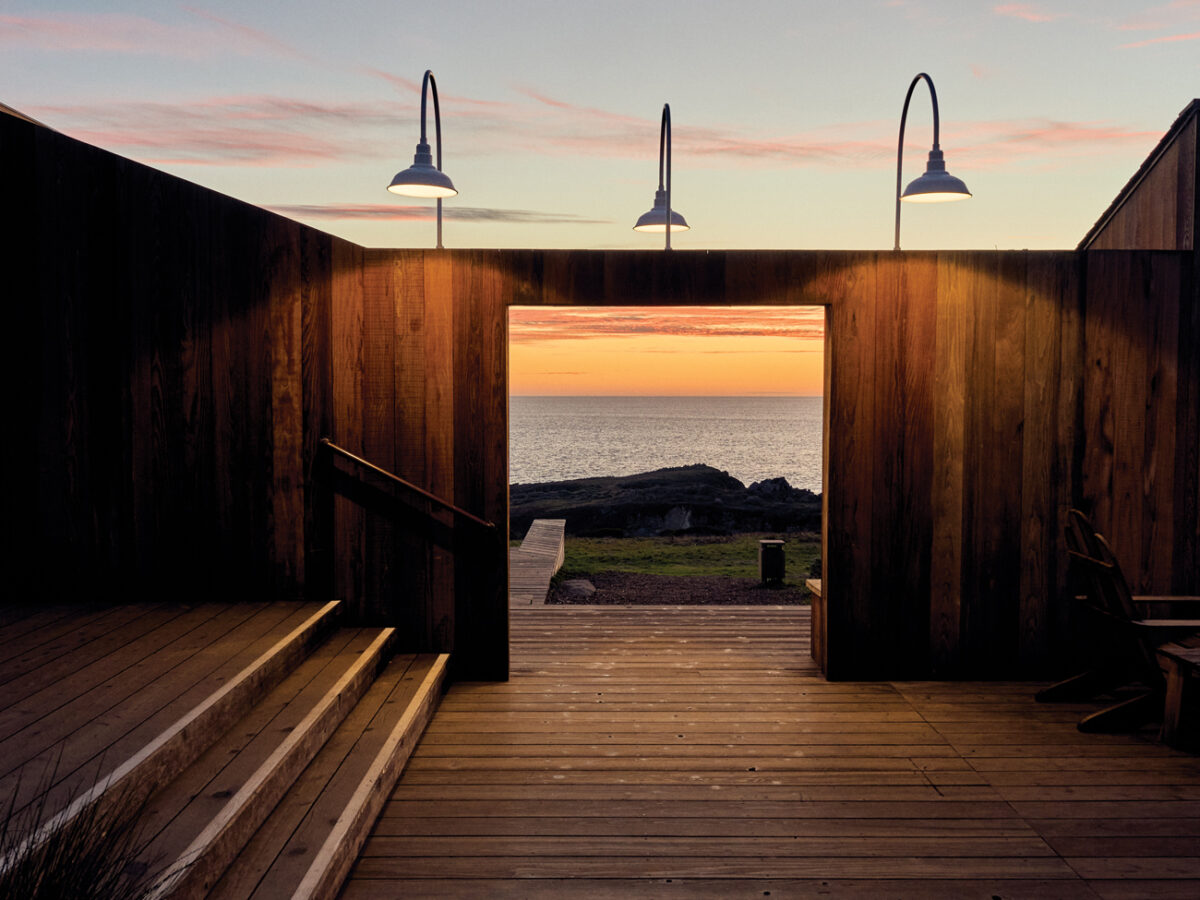 Sea Ranch Framed Exterior View to Sea