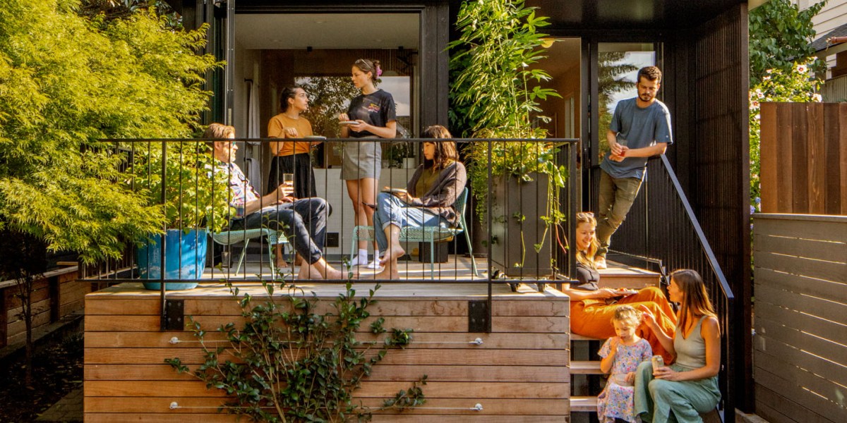 Seattle Tiny Home Back Porch