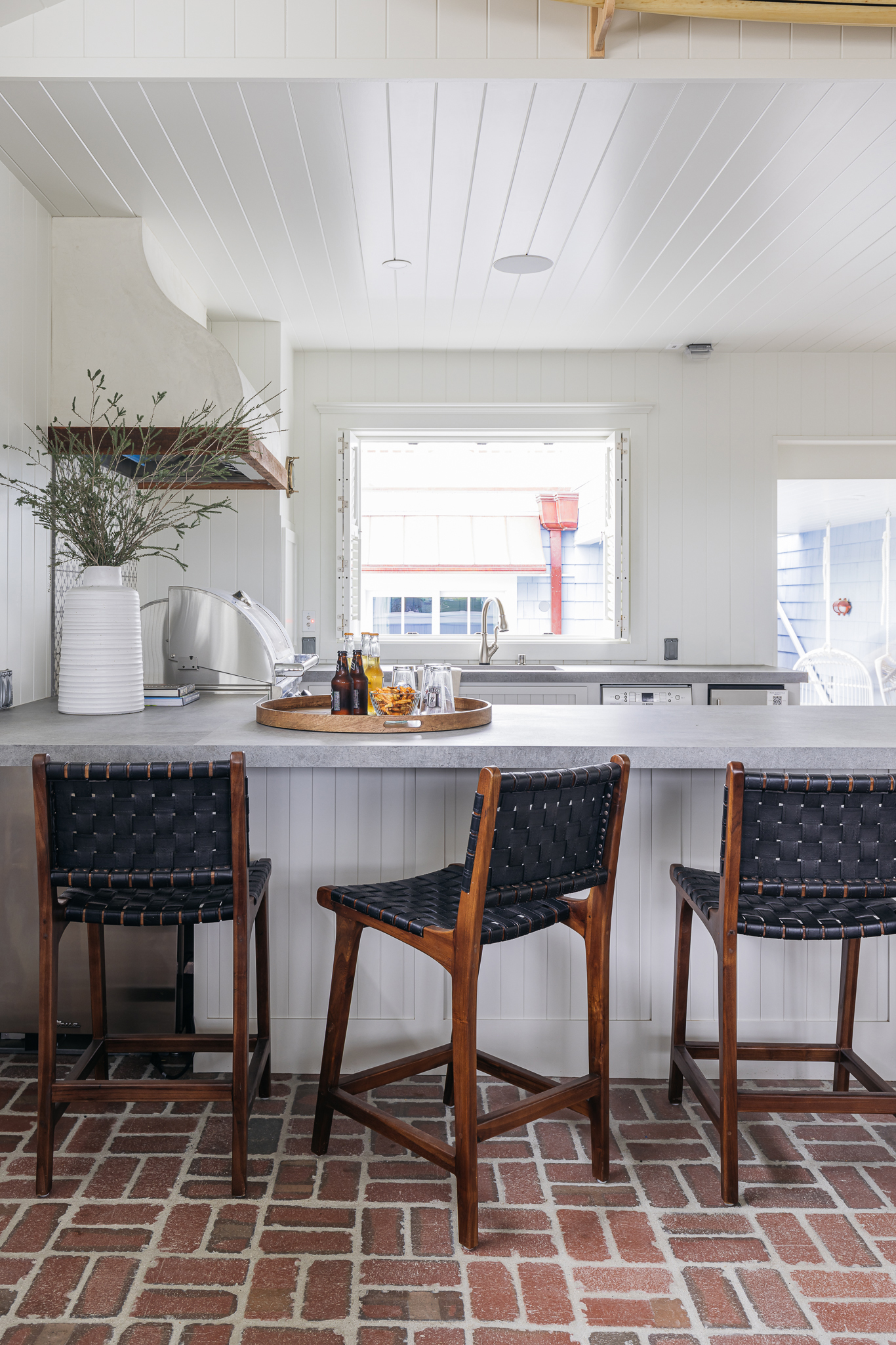 Second Kitchen Counter in Huntington Beach Cottage by CC Zippert
