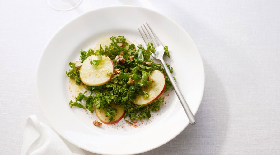 Shaved Honeycrisp Apple and Kale Salad