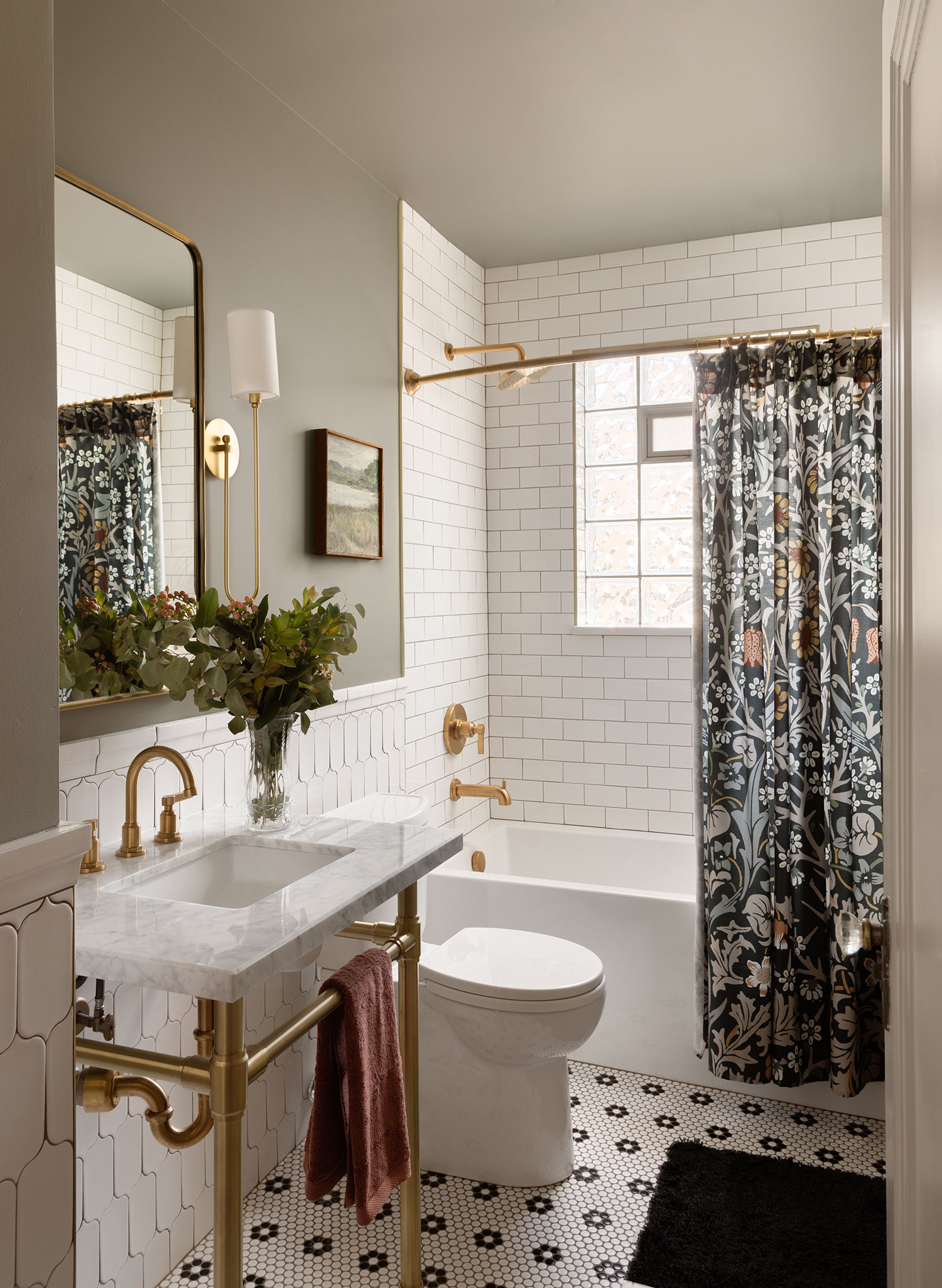 Shower Curtain in Denver English Tudor by Atelier Design