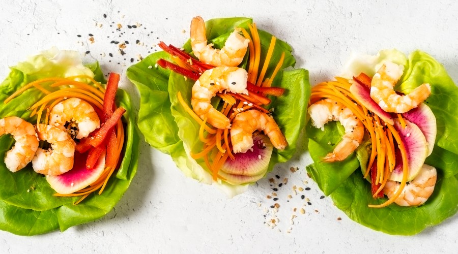 Shrimp Lettuce Wraps