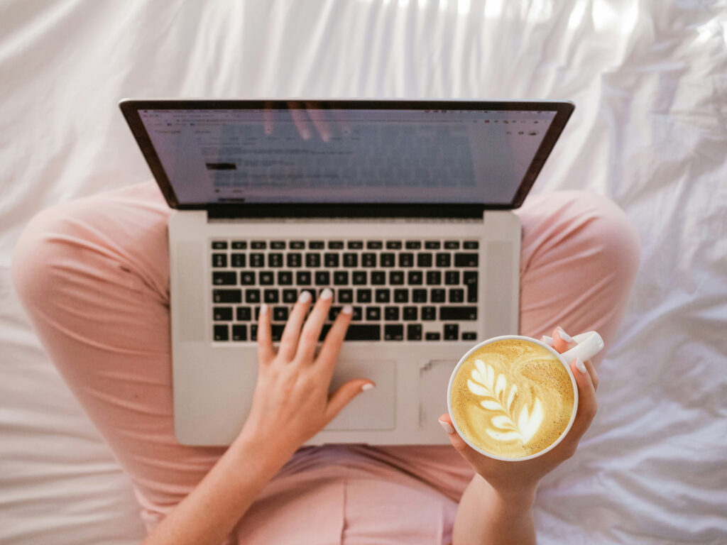 Laptop and Latte