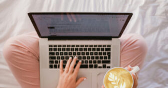 Laptop and Latte