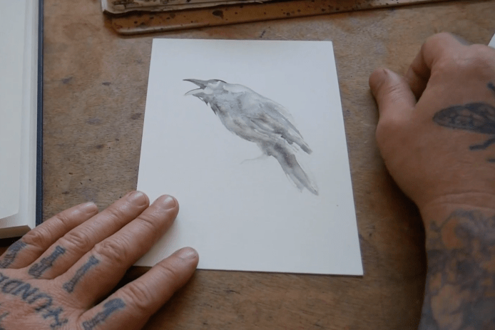Obi Kaufmann Paints a Raven