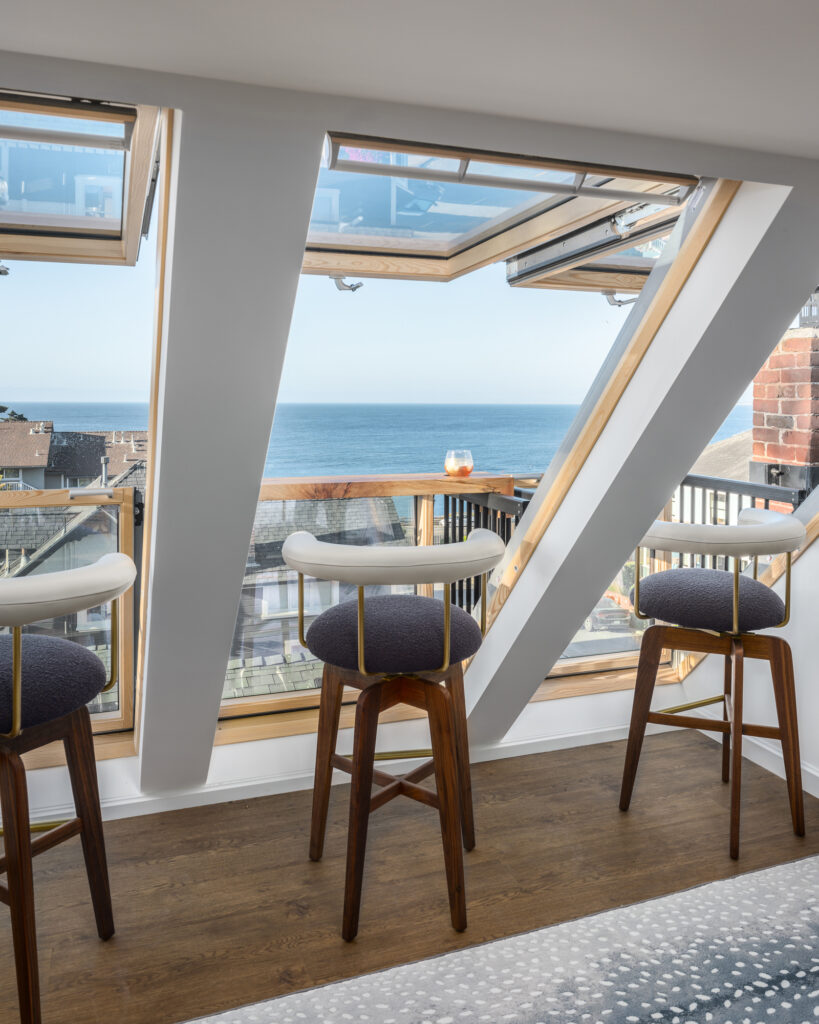 Skylights in Pacific Grove House