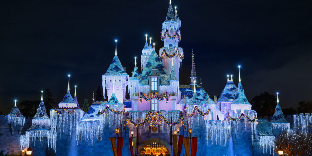 Disneyland Holiday Sleeping Beauty Castle