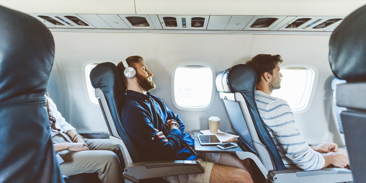 Sleeping on Plane Flight