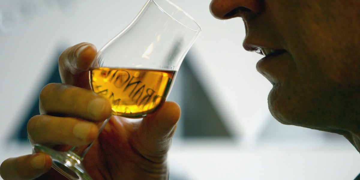 Spirits Competition Judge Sipping