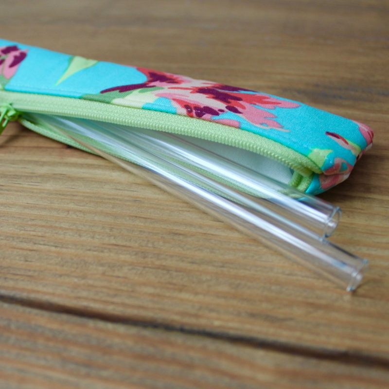 GoSili® 8 Silicone Straw Pack, Jewel-Tone Eco-Friendly, Soft Reusable