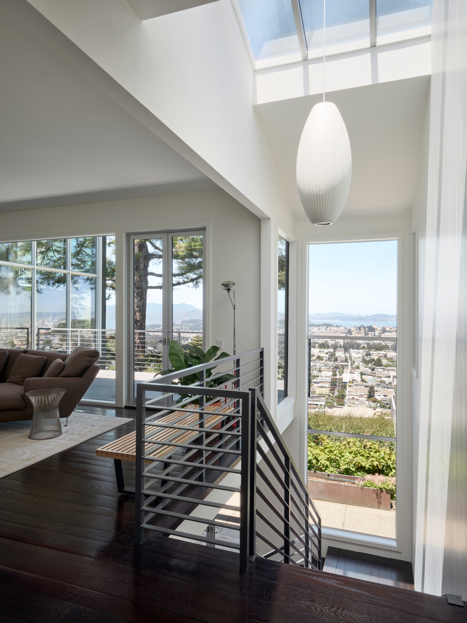 Staircase in SF Ranch House by MDA
