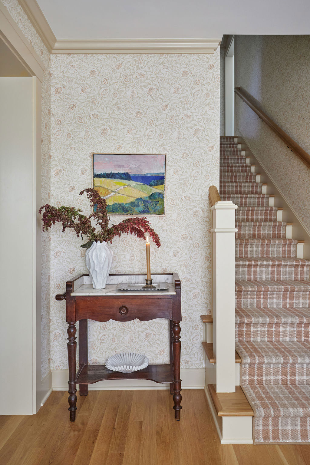 Stairs in Seattle Dutch Colonial by Casework