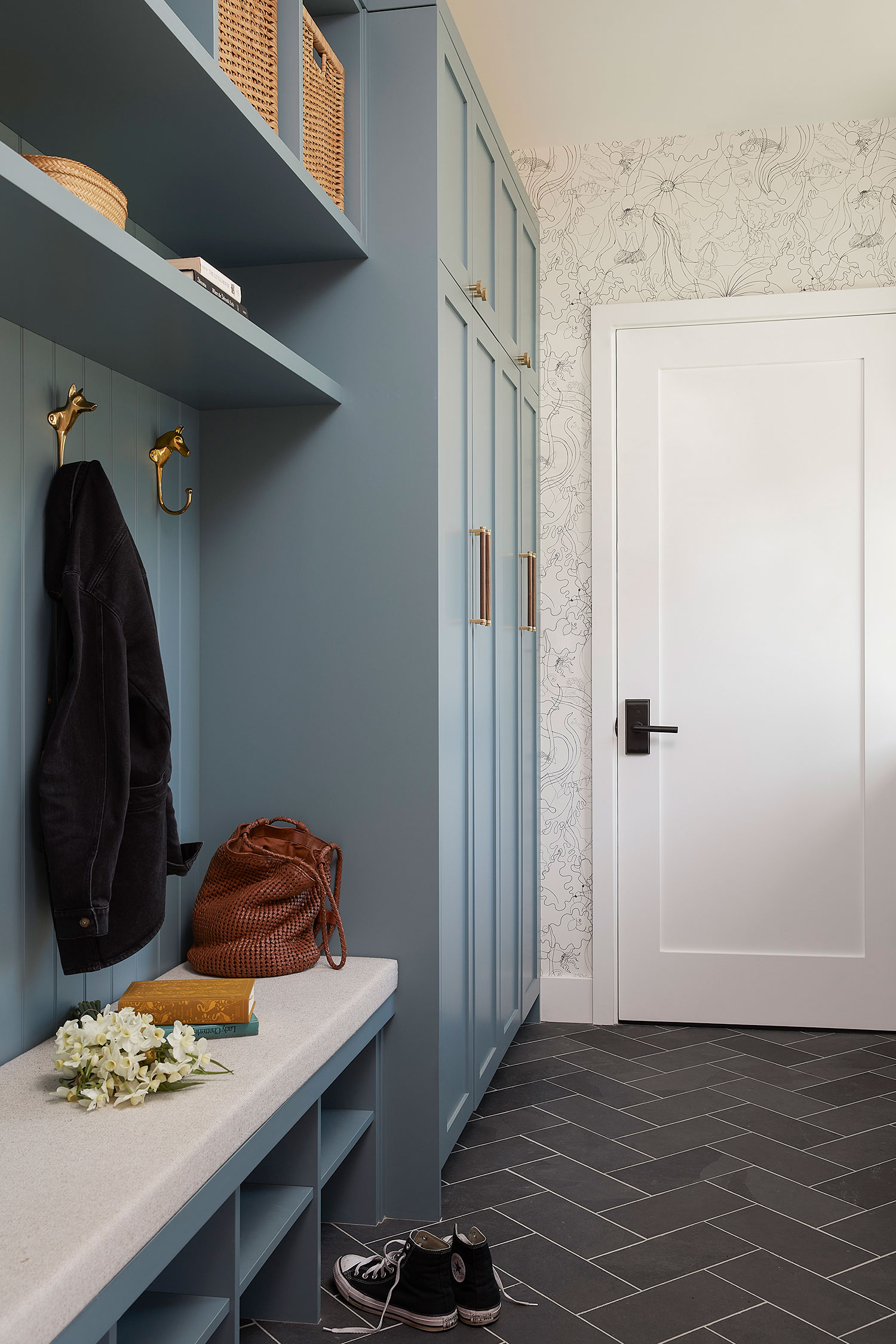 Storage in San Mateo Remodel by Banner Day Interiors and YAC