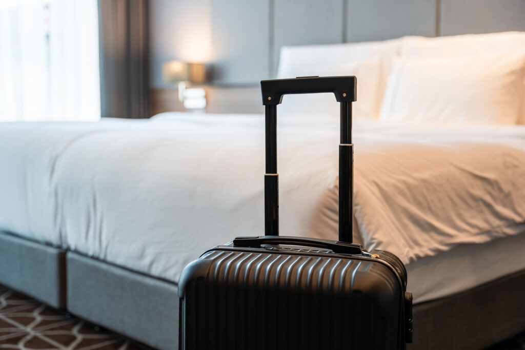 Suitcase Hotel Room