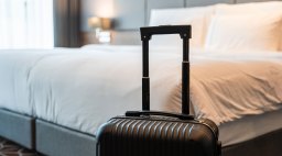 Suitcase Hotel Room