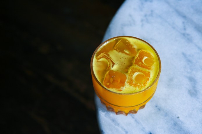 Cocktail on Marble Table