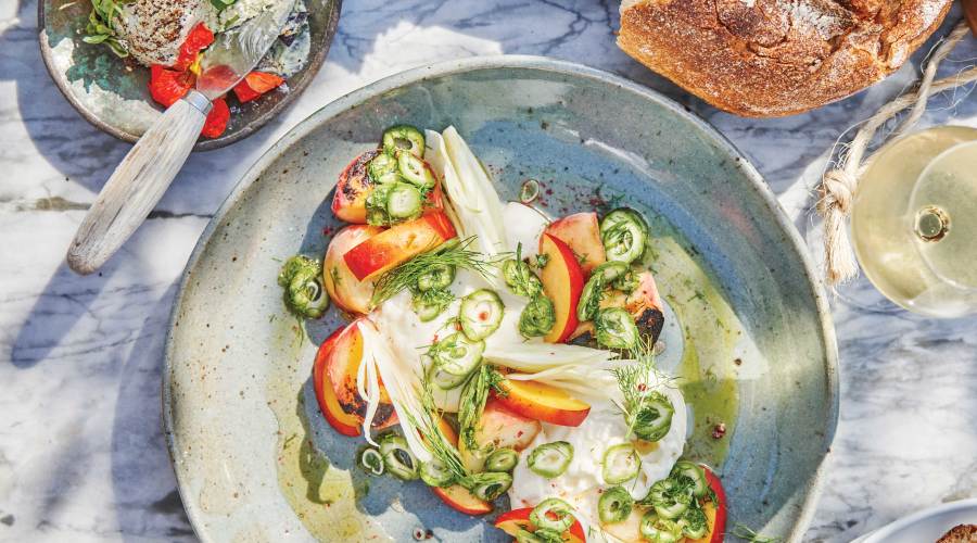 Summer Stone Fruit Burrata