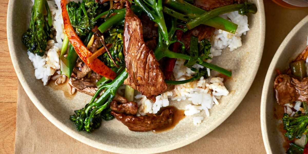 Tangerine Beef and Broccolini (1214)