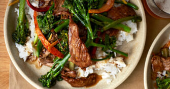 Tangerine Beef and Broccolini (1214)