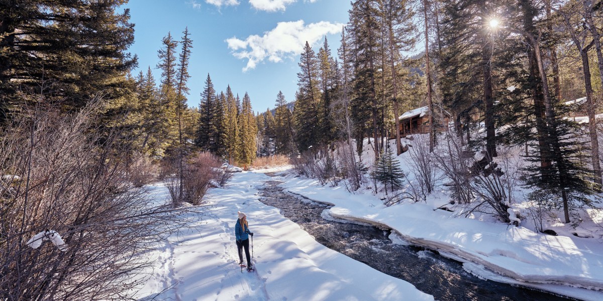 Krista Simmons Snowshoeing
