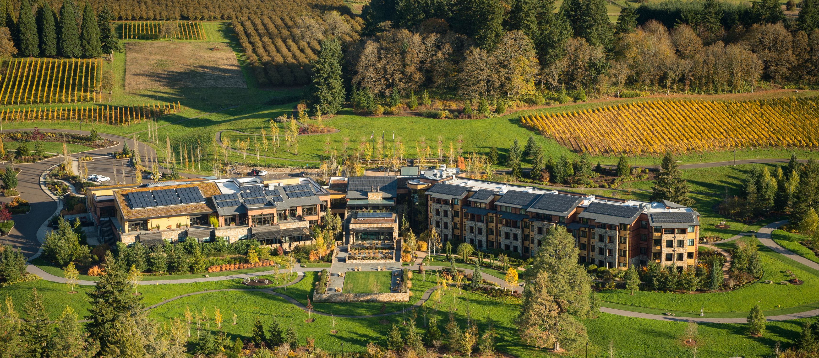 The Allison Inn Aerial View