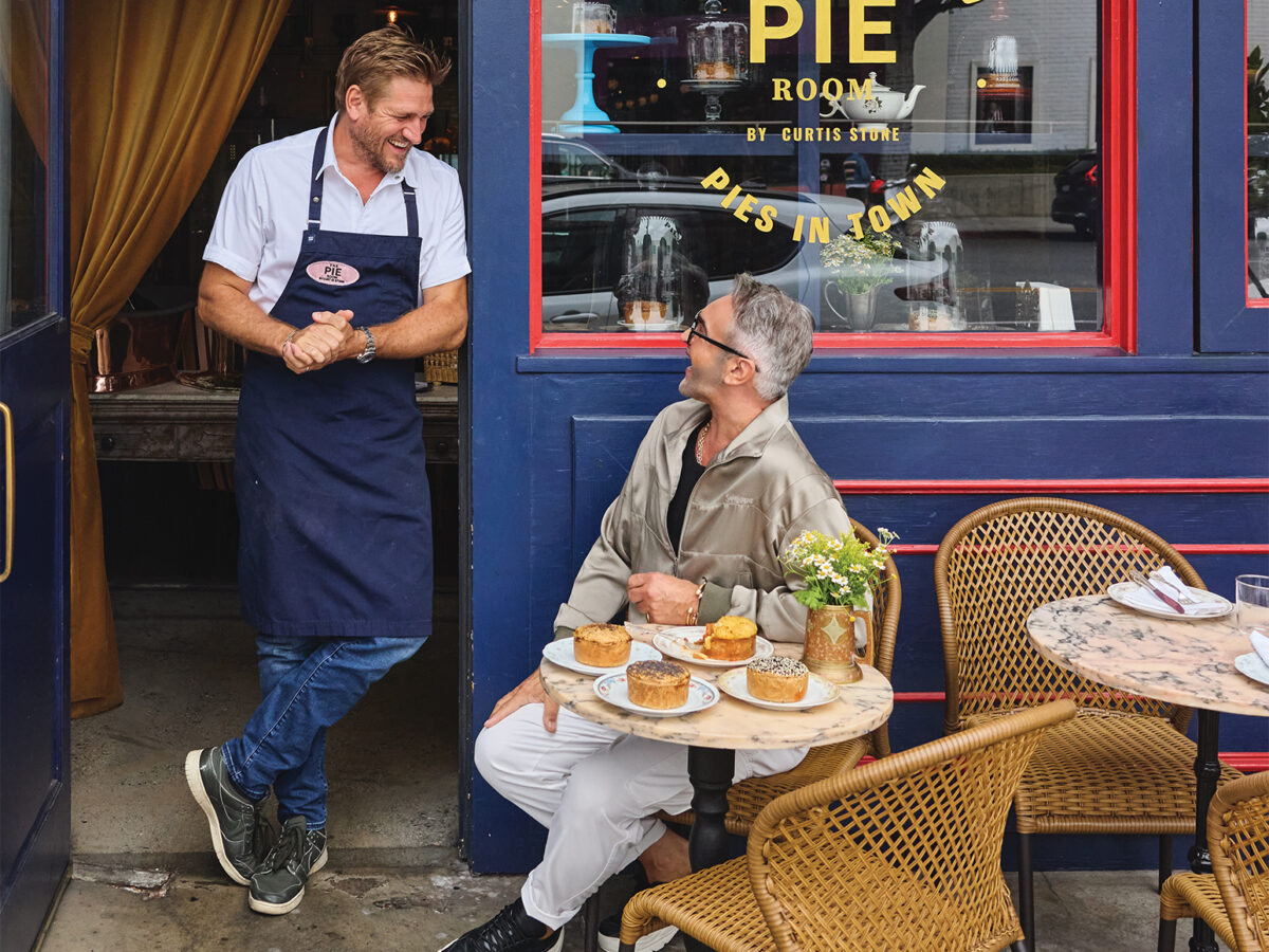 The Pie Room Exterior with Curtis Stone and Martyn Lawrence Bullard