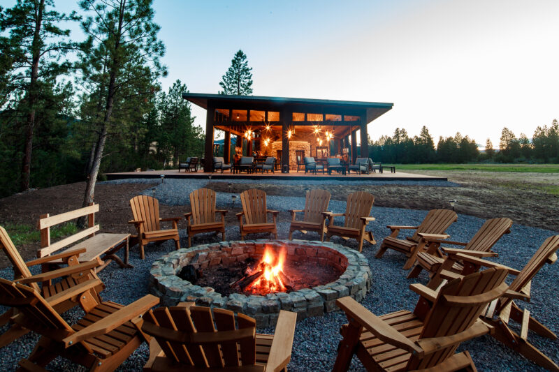 The Resort at Paws Up Fire Pit