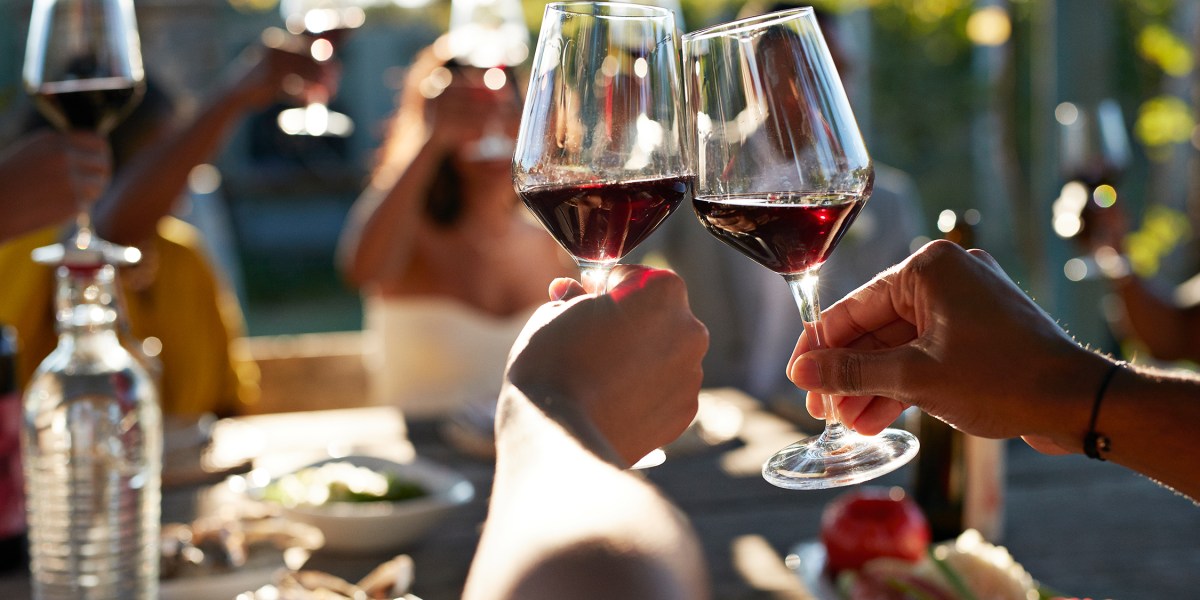 Toasting Wine Glasses
