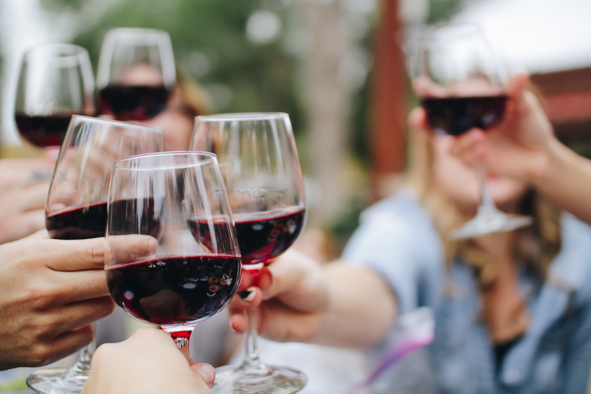 Toasting Wine Glasses