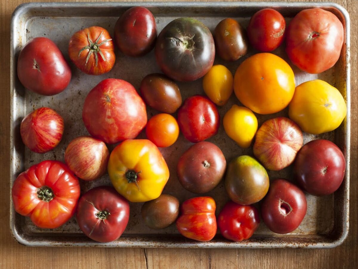 Tomatoes on a Sheet Pan