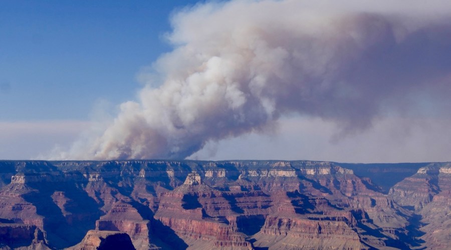 Raging Wildfires in Grand Canyon National Park Destroy Historic Lodge