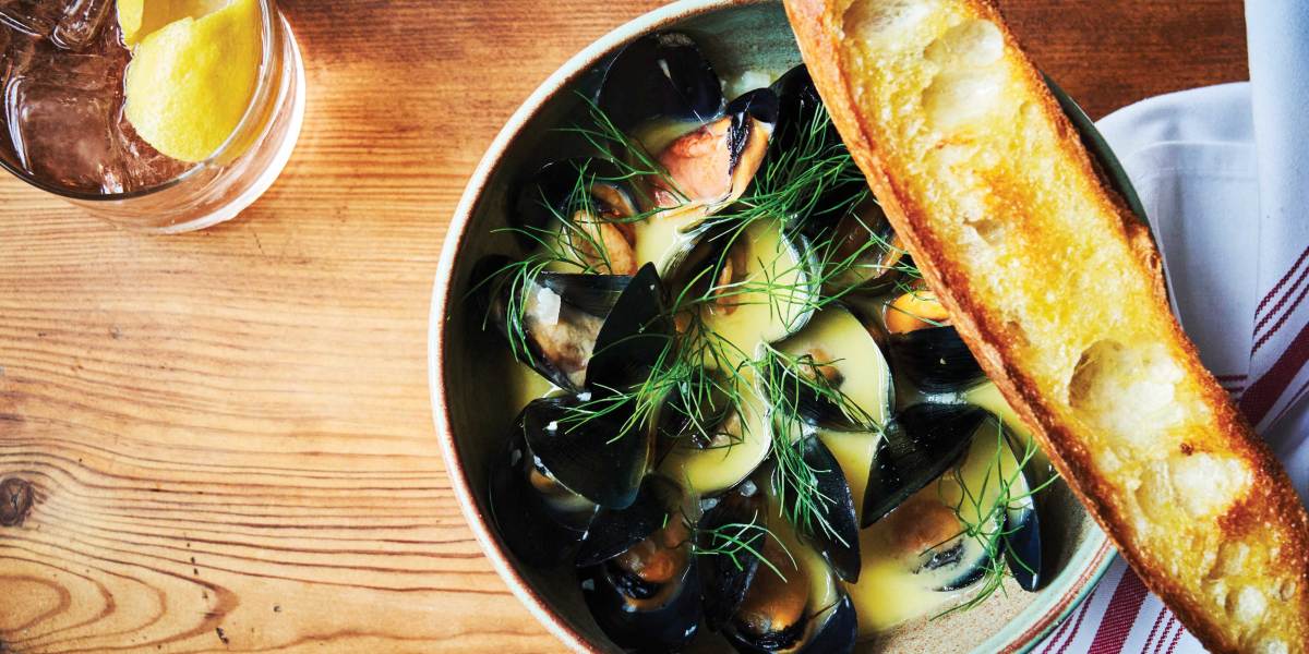 Mussels with Fennel Cream