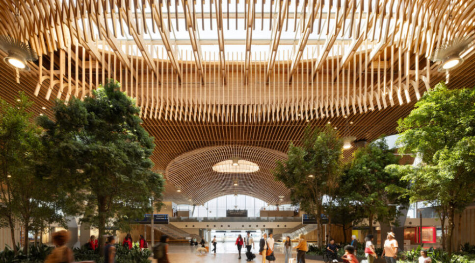 Portland's Revolutionary New Airport Terminal Is Like Stepping into the Lush Pacific Northwest Forest