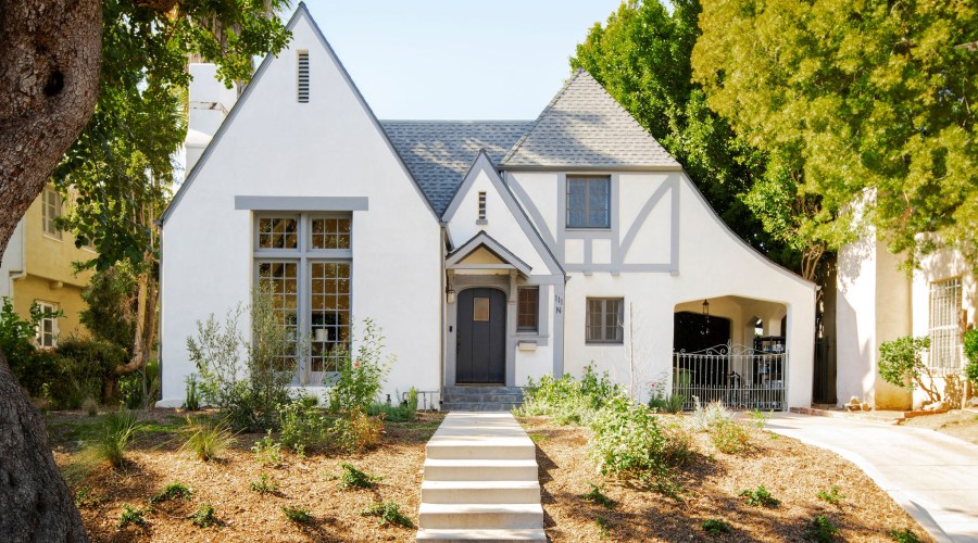 A Dated and Tired Tudor-Style House in Los Angeles Is Transformed into a Forever Home for a Family of Five