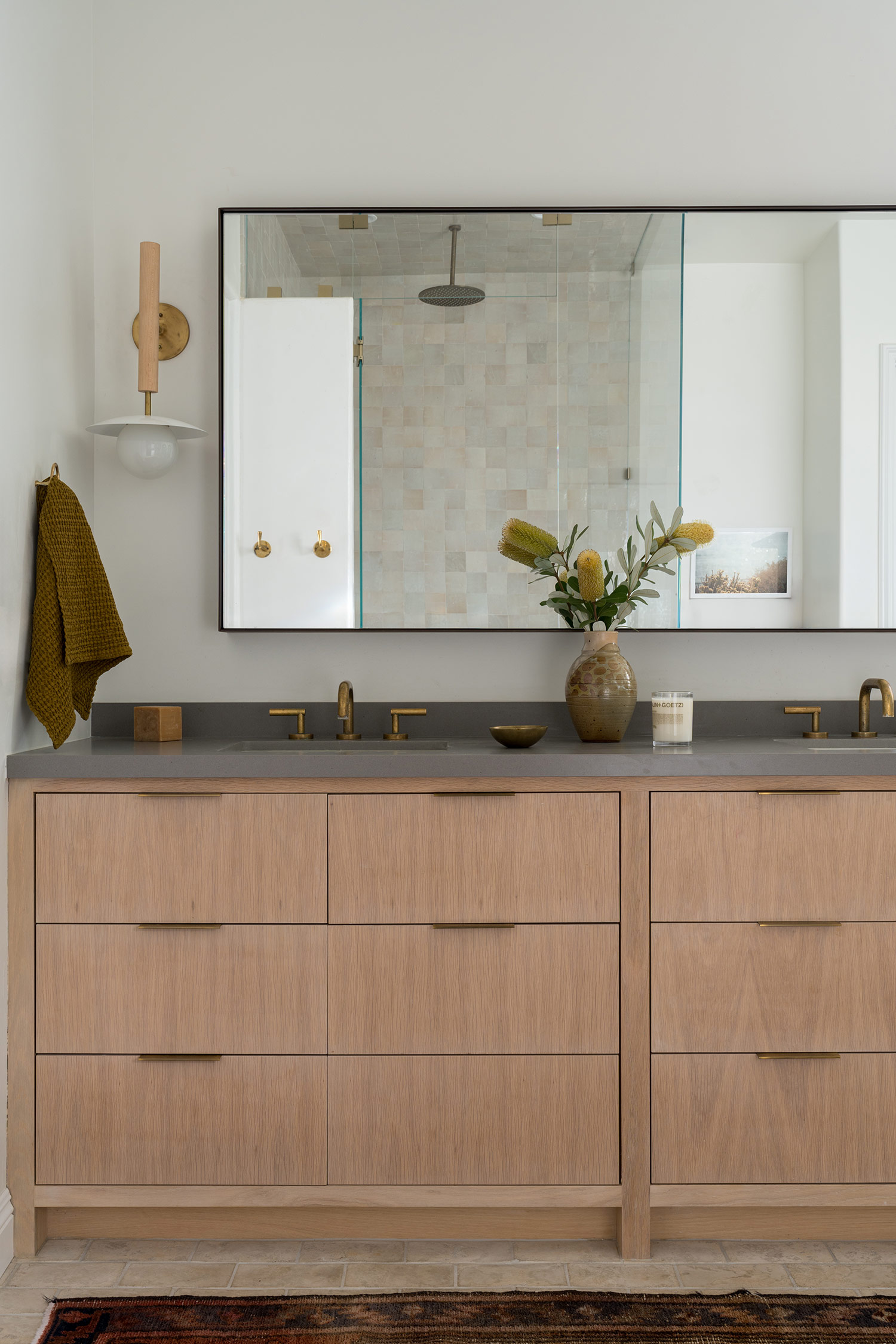 Vanity Bathroom by Terramar Interiors