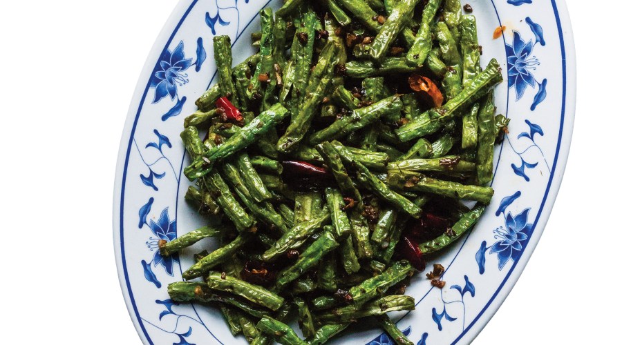Vegan Chinese Dry Fried Green Beans