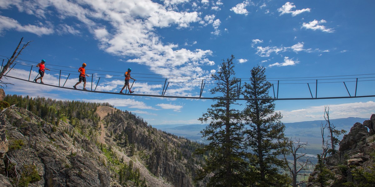 Via Ferrata in Jackson Hole