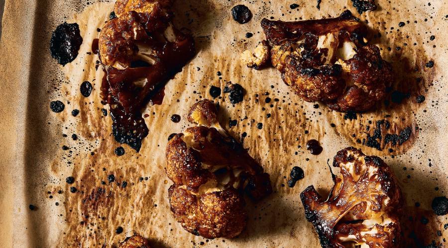 Char Siu Roasted Cauliflower