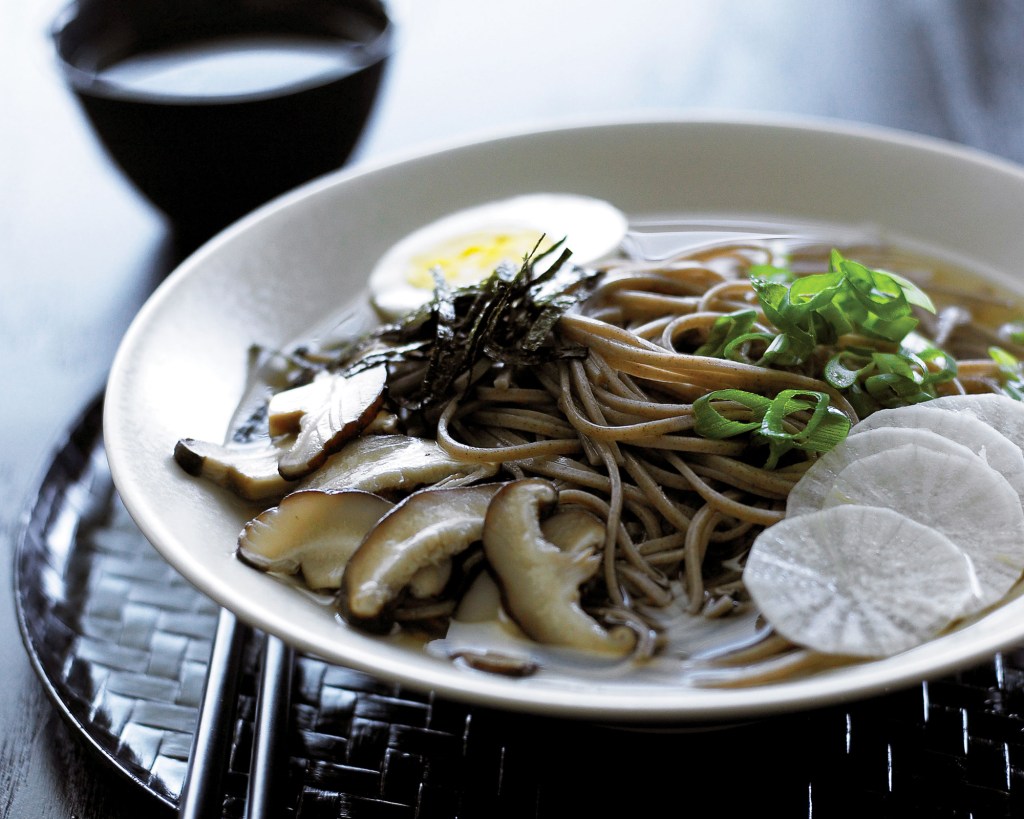 Warm Soba Noodle Bowl
