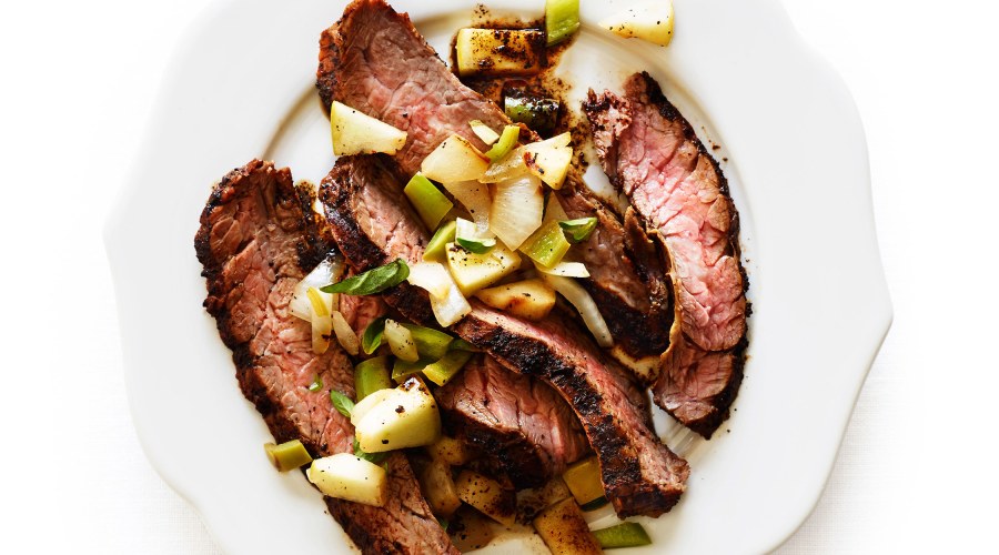 Coffee and Ancho Chile Skirt Steak