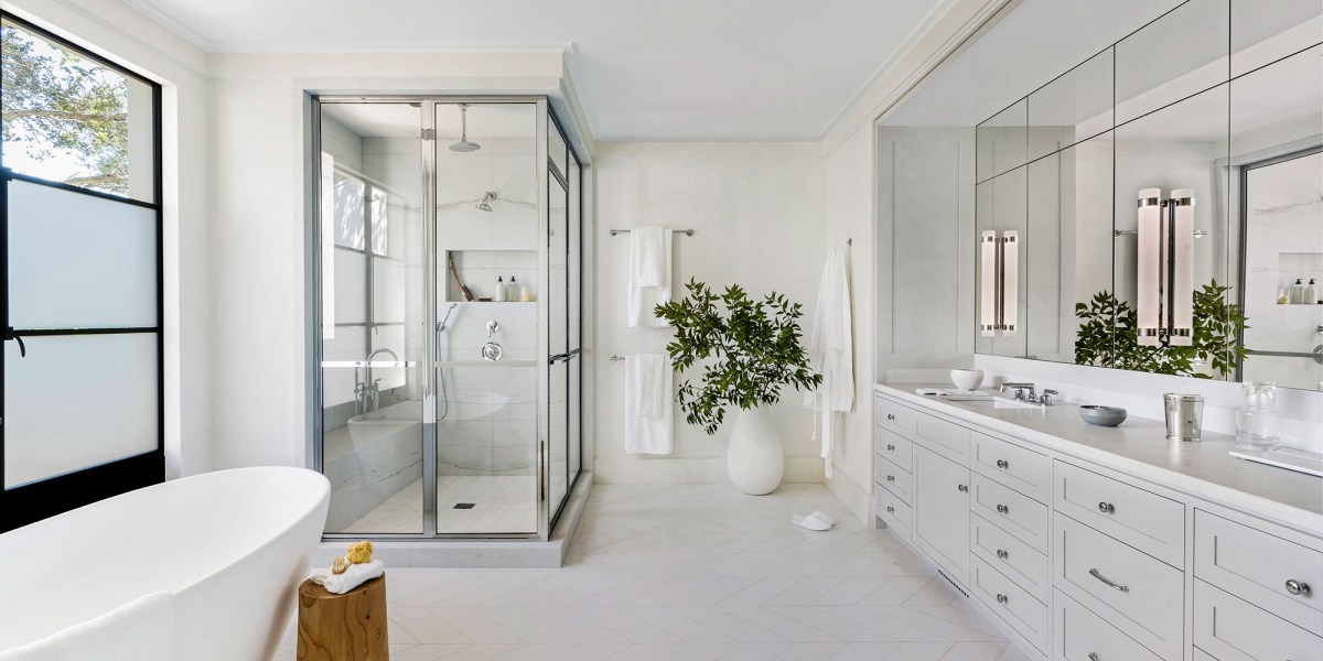 White Bathroom by Heather Hilliard